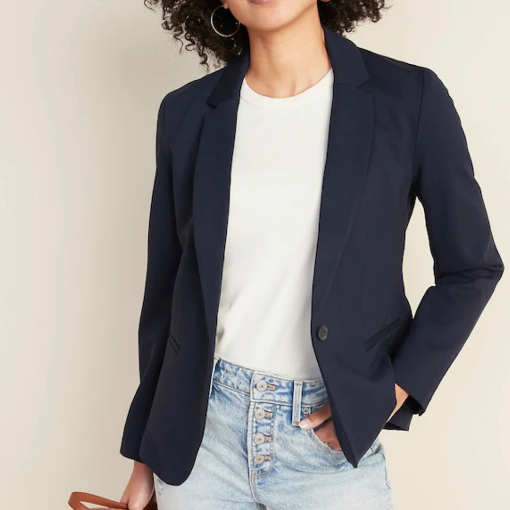 Old Navy-Classic Ponte-Knit Blazer for Women